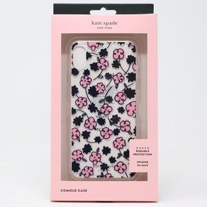 New Kate Spade iPhone XS MAX Jeweled Floradoodle iPhone Case